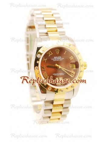 Rolex Réplica DateJust Mid-tamaño Reloj