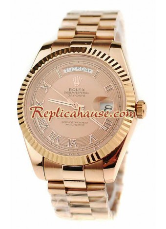 Rolex Réplica Day Date Oro Rosa Reloj Suizo