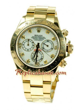 Rolex Réplica Daytona Suizo Gold Reloj - 2011 Edición