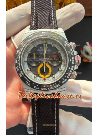 Reloj Rolex Daytona DiW Quantum Racer gris CarboQuartz Superclon