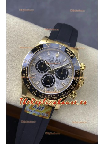 Reloj Rolex Daytona 126518 de oro amarillo con esfera de meteorito y MVMNT con volante de inercia variable, superclon