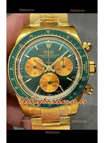 Reloj réplica suizo Rolex Daytona 116508 Artisans de Geneve "Honey Green Challenge"