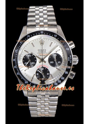 Reloj Rolex Daytona Paul Newman 37MM Edición Cartier con esfera de acero y cuerda manual, superclon