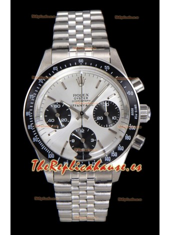 Reloj Rolex Daytona Paul Newman de 37 mm con esfera de acero Tiffany & Co., cuerda manual, superclon