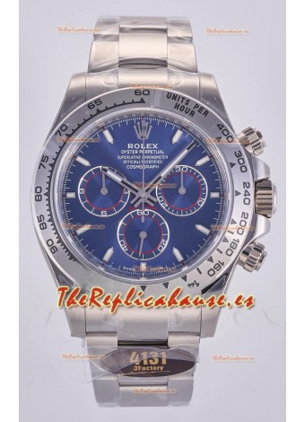 Reloj Rolex Daytona 126509 con esfera azul, marcadores de bastón y MVMNT con volante de inercia variable, superclon