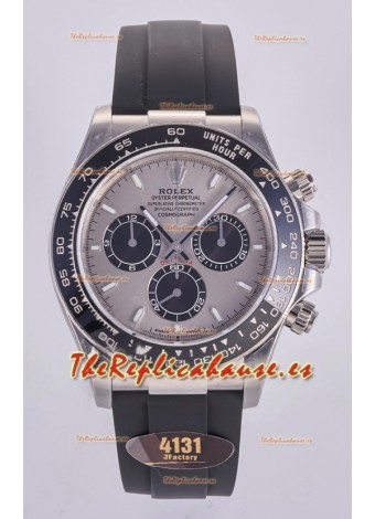 Reloj Rolex Daytona 126509 con esfera plateada, marcadores de bastón y MVMNT con volante de inercia variable, superclon