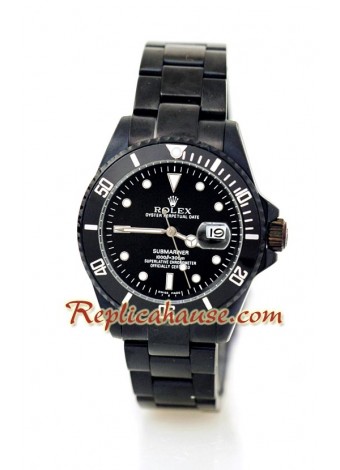 Rolex Réplica Submariner Suizo PVD Reloj
