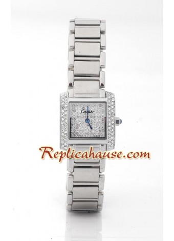 Cartier Tank Francaise Diamonds - Reloj para Dama