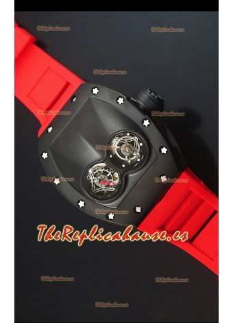 Richard Mille RM053 Tourbillon Pablo Mac Donough Reloj Replica Suizo caja con Revestimiento PVD