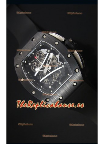 Richard Mille RM061 Reloj Replica Caja de Cerámica Bisel de color Negro