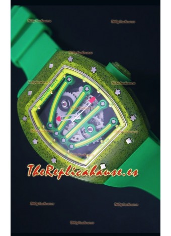 Richard Mille RM059 Reloj Replica Suizo Edición Yohan Blake en Dial color Amarillo