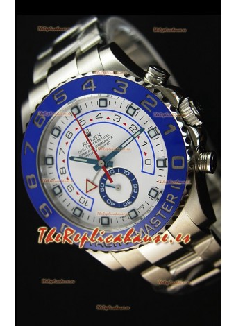 Rolex Yachtmaster II Ref.116680 Reloj Replica 1:1 de Acero Inoxidable (Edición donde funciona el Cronógrafo) 
