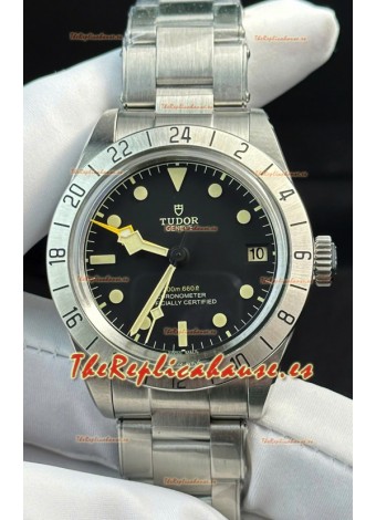 Reloj Tudor Black Bay PRO 79470-0001 GMT con esfera negra, superclon