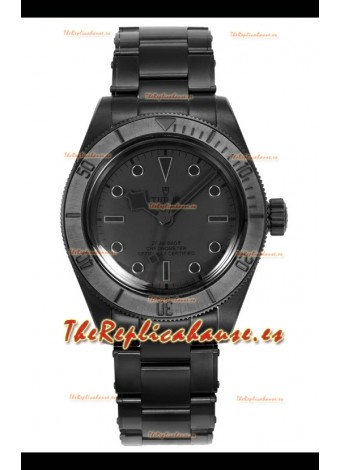 Reloj réplica suizo Tudor Black Bay con caja PVD y esfera negra