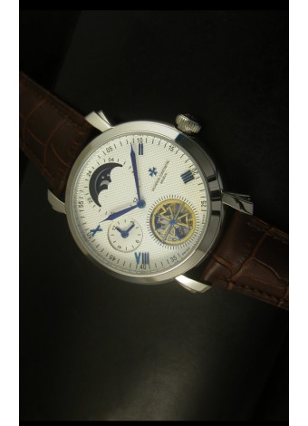 Vacheron Constantin Reloj Tourbillon con Fase Lunar, de Movimiento Japonés