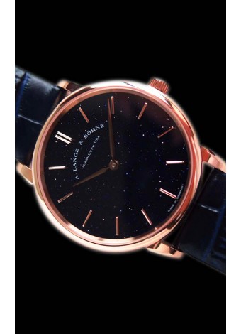 A.Lange Sohne Saxonia Thin Reloj Réplica Suizo Oro Rosado