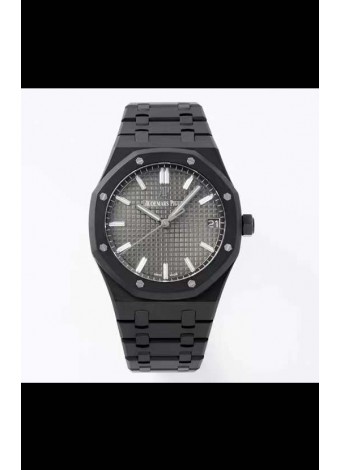 Audemars Piguet Royal Oak PVD Reloj Réplica Suizo con Revestimienvo PVD Movimiento 3120 - Dial Gris