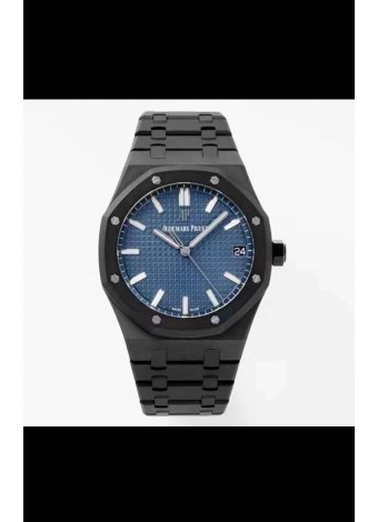 Audemars Piguet Royal Oak PVD Reloj Réplica Suizo con Revestimienvo PVD Movimiento 3120 - Dial Azul