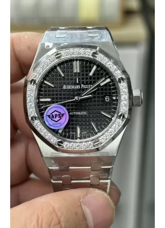 Audemars Piguet Royal Oak 37MM Reloj Dial Negro Movimiento 3120 - Réplica a Espejo 1:1