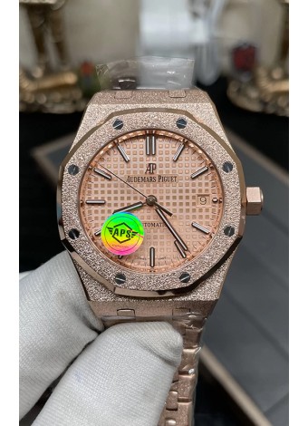 Audemars Piguet Royal Oak 37MM Reloj Caja Esmerilada Movimiento 3120  - Réplica a Espejo 1:1