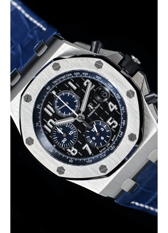 Audemars Piguet Royal Oak Offshore Chronograph "The Real Batman"  1:1 Mirror 904L Steel Watch 