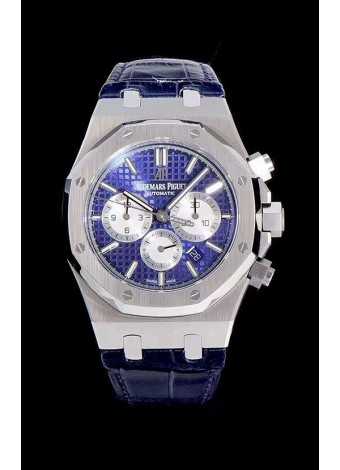 Audemars Piguet Royal Oak Chronograph Blue Dial 904L Steel 1:1 Mirror Replica