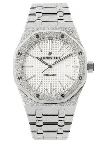 Audemars Piguet Royal Oak Frosted 37MM Self-Winding Dial Blanco Reloj Réplica Espejo 1:1