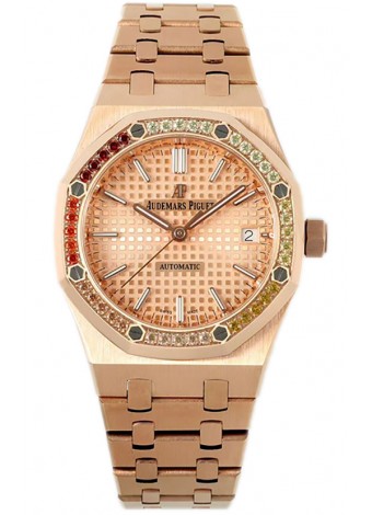 Audemars Piguet Royal Oak 37MM Reloj Caja Escarchada en Movimiento 3120 - Réplica Espejo 1:1