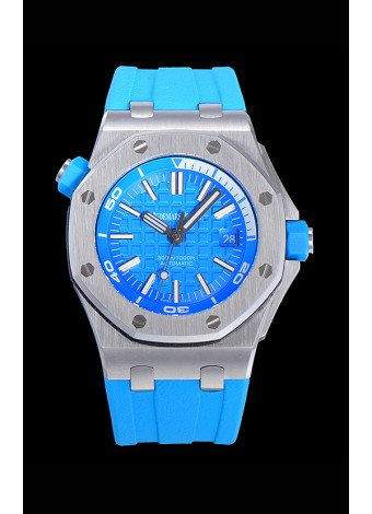 Audemars Piguet Royal Oak Reloj Réplica Suizo de Buzo Dial Claro de Acero 904L 1:1 Movimiento Calidad 3120 