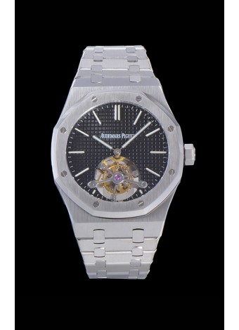 Audemars Piguet Royal Oak Tourbillon Dial Negro 41mm en Caja de Acero 904L