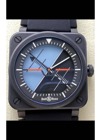 Bell & Ross BR03A Instruments Edition Revestimiento PVD Réplica Espejo 1:1