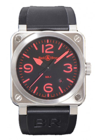 Bell and Ross BR03-92 MA-01 Edición Indicadores Rojos Reloj Réplica Suiza