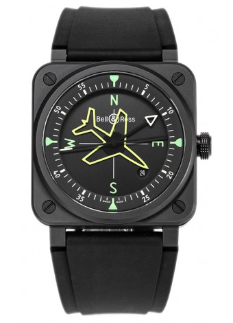 Bell and Ross BR03 Gyrocompass Reloj Revestido PVD Réplica Suiza 41MM