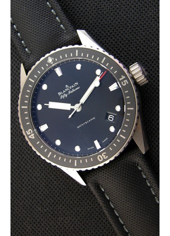 Blancpain Fifty Fathoms BATHYSCAPHE Reloj Suizo Réplica a Espejo 1:1 Edicion Suiza de Titanio