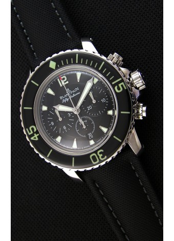 Blancpain Blancpain Fifty Fathoms Chronograph Flyback Negro Reloj Réplica a Espejo 1:1