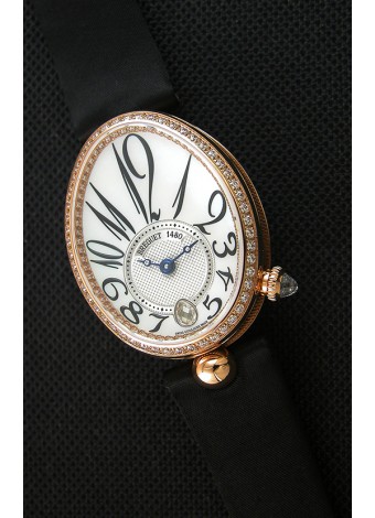 Breguet Reine De Naples Ladies Reloj Réplica Suizo a Espejo 1:1 Oro Rosado