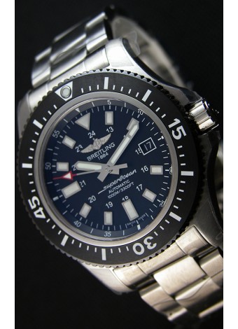 Breitling SuperOcean 44 Reloj Suizo Especial de Acero con Correa de Acero.
