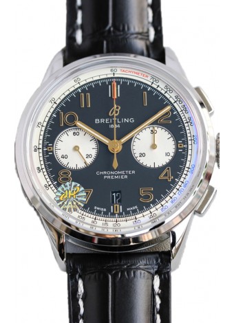 Breitling Premier B01 Chronograph 42 Edition Caja Acero Dial Azul - Reloj Réplica Espejo 1:1