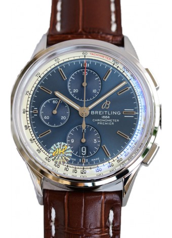 Breitling Premier B01 Chronograph 42 Edition Caja Acero Dial Azul - Reloj Réplica Espejo 1:1