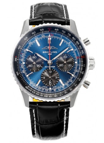 Breitling Navitimer B01 Chronograph 43 Dial Azul - Caja Acero 904L Réplica Suiza Espejo 1:1