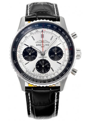 Breitling Navitimer B01 Chronograph 43 Dial Acero - Caja Acero 904L Réplica Suiza Espejo 1:1
