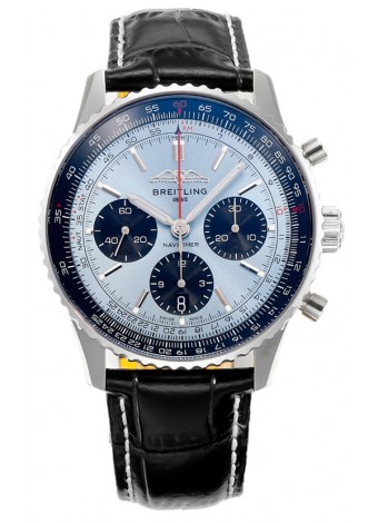 Breitling Navitimer B01 Chronograph 43 Dial Azul - Caja Acero 904L Réplica Suiza Espejo 1:1