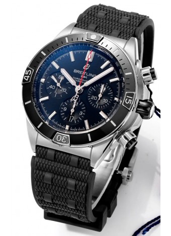 Breitling Chronomat B01 42 Edición Suiza Caja Acero 904L Dial Negro Reloj Réplica Espejo 1:1