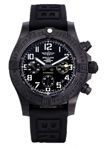 Breitling Avenger Hurricane Chronograph Dial Negro - Revestimiento DLC Reloj Réplica Suiza