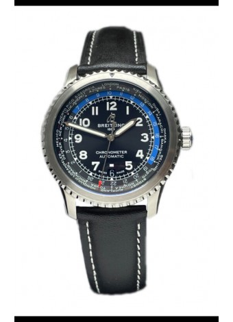 Breitling Navitimer Aviator 8 B35 Unitime Automatic 43 Dial Negro Reloj Réplica Suiza Espejo 1:1