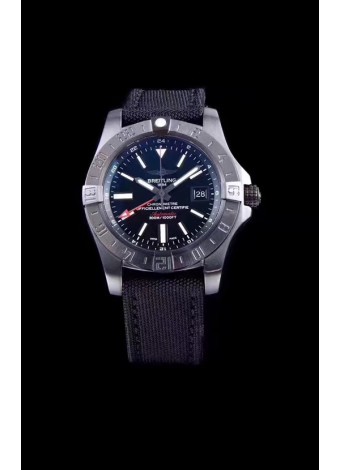 Breitling Avenger II BlackSteel GMT Reloj Réplica Suizo a espejo 1:1 Último