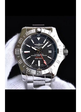 Breitling Avenger II Steel GMT Reloj Réplica Suizo a espejo 1:1 Último