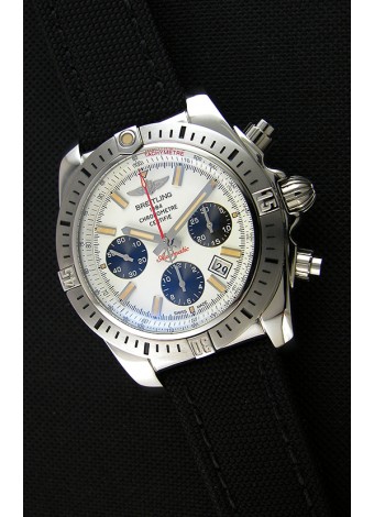 Breitling Chronomat Airborne Dial Blanco Reloj Réplica a Espejo 1:1
