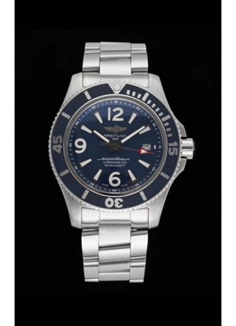 Breitling Superocean Automatic 44 Steel - Navy Blue Dial 1:1 Mirror Replica
