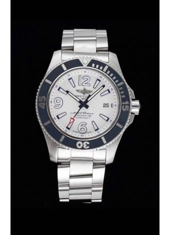 Breitling Superocean Automatic 44 Steel - White Dial 1:1 Mirror Replica